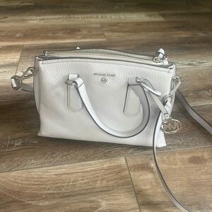 Michael Kors Lavender Leather Crossbody Bag